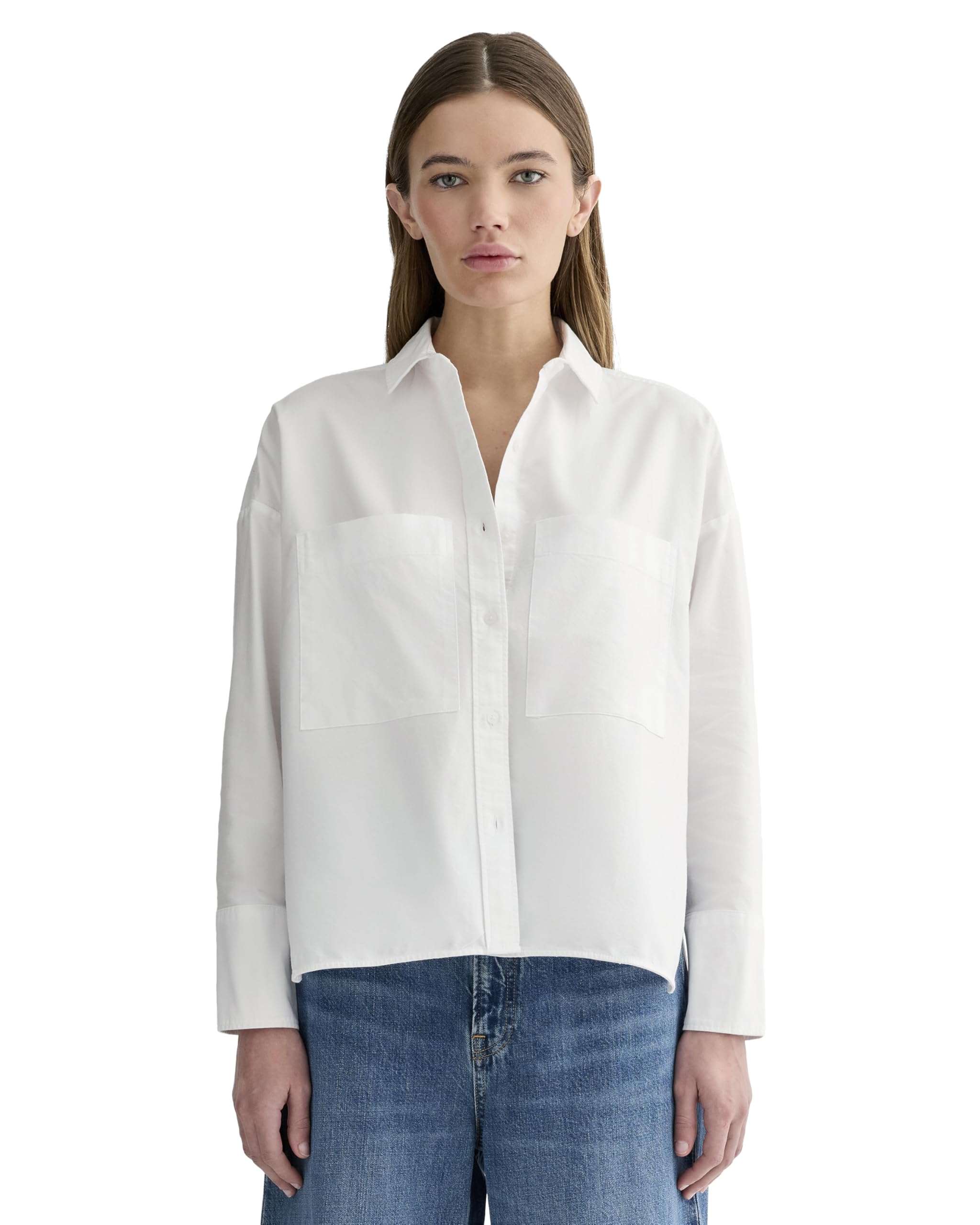 Everlane The Boxy Oxford – White Extra Large