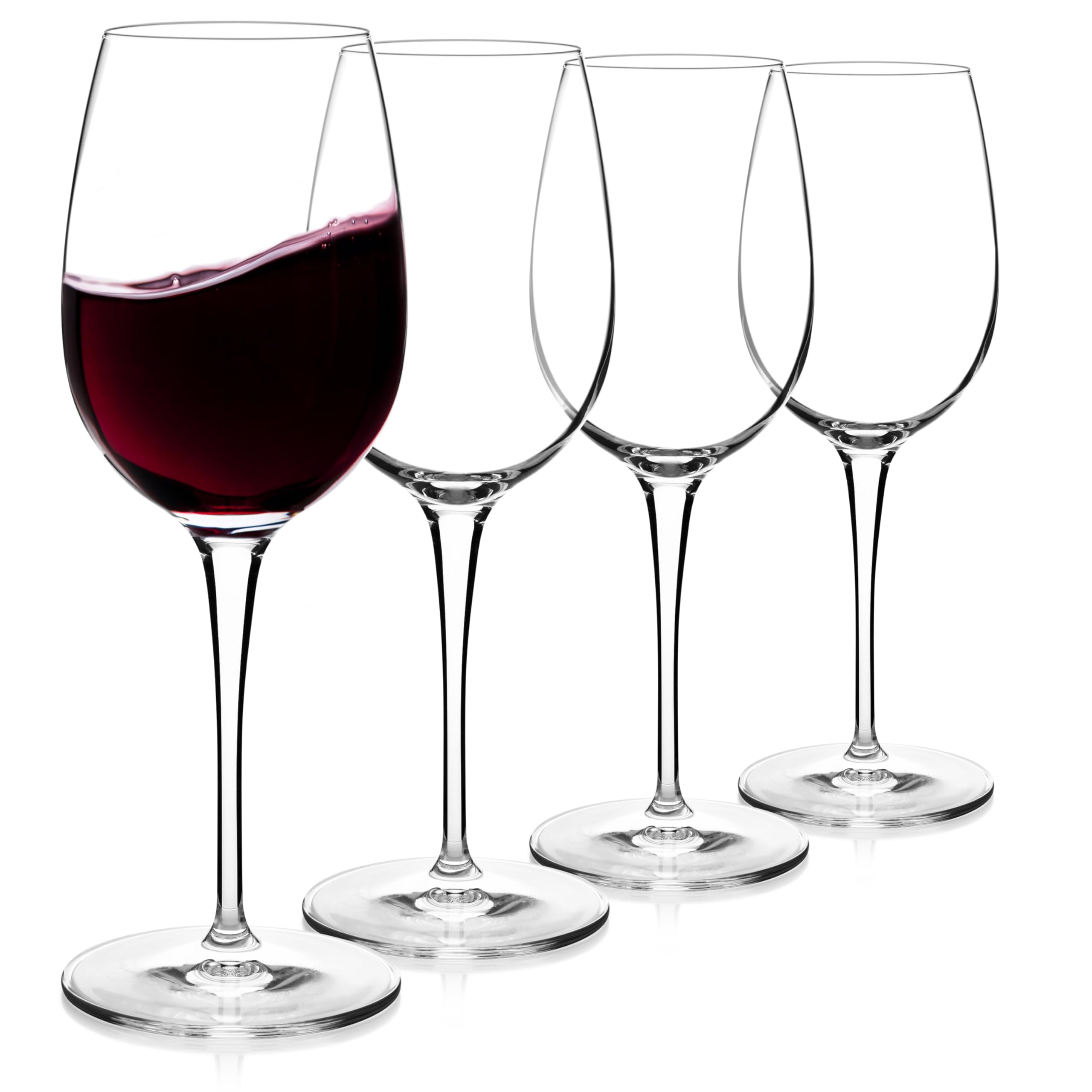 Luigi Bormioli Crescendo 20-Ounce Bordeaux Wine Glasses, Set of 4