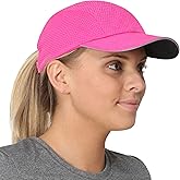 TrailHeads Women's Race Day Performance Running Cap, Lightweight & Quick Drying Mesh Sports Hat with Reflective Trim