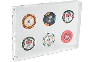 DA BRIGH Acrylic Poker Chip Display Stand