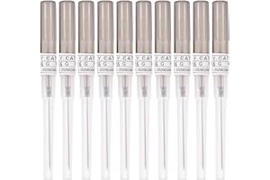 DOWEI Ear Nose Piercing Needles – New Life Tattoo 10pcs Piercing Needles IV Catheter Needles Kit Piercing for IV Start Kits Body Piercing Tattoo Tools Piercing Supplies