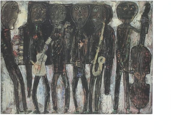Jazz Band by Jean Dubuffet 24"x16.5" Art Print