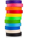 #1 Craft Multi Colored Masking Tape [11 Pack Variety Set - Assorted Color Coded Rolls] – Fun DIY Arts n Supplies Kit for Little Kids, Toddlers & Adults ages 2, 3, 4, 5, 6, 8, 9, 10 12 years old