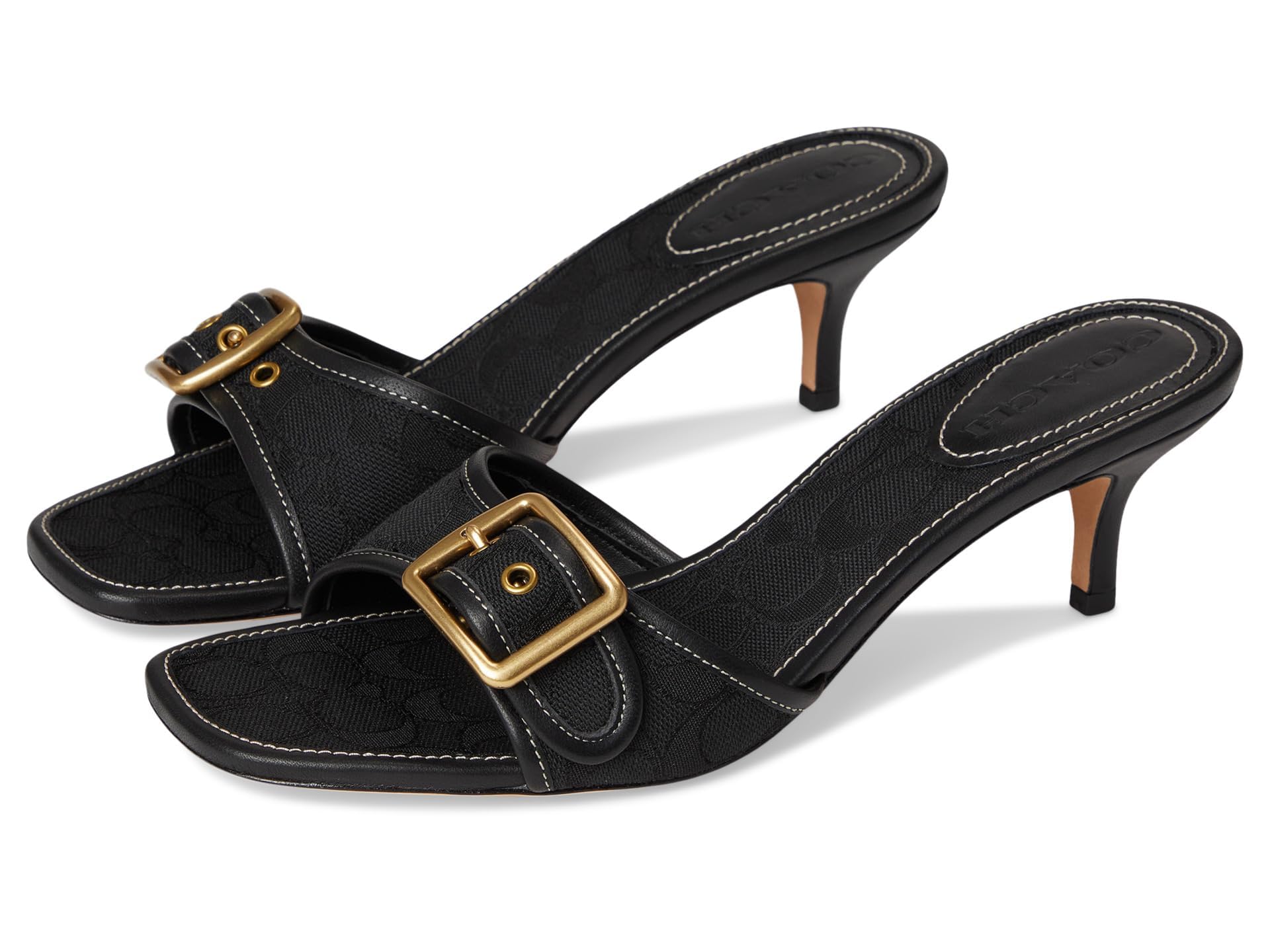 Photo 1 of Coach Women's Margot Sandal Platform, Black 1, 9