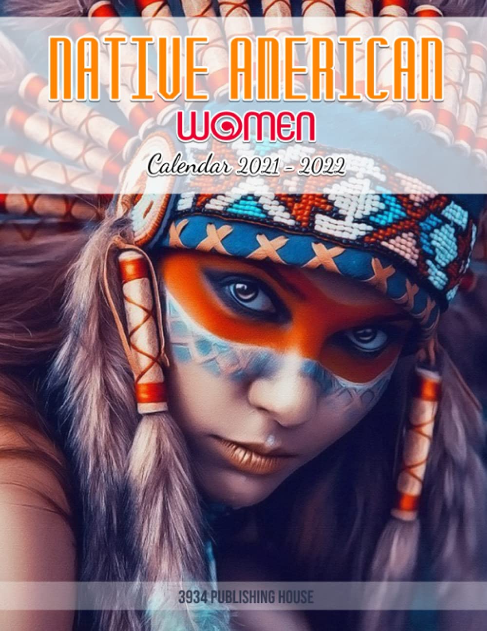 Native American Women Coloring Calendar 2021