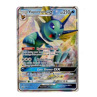 Vaporeon GX - SM172 - Special Collection Box - Holo Italy | Ubuy Vaporeon GX - SM172 - Special Collection Box - Holo Italy | Ubuy