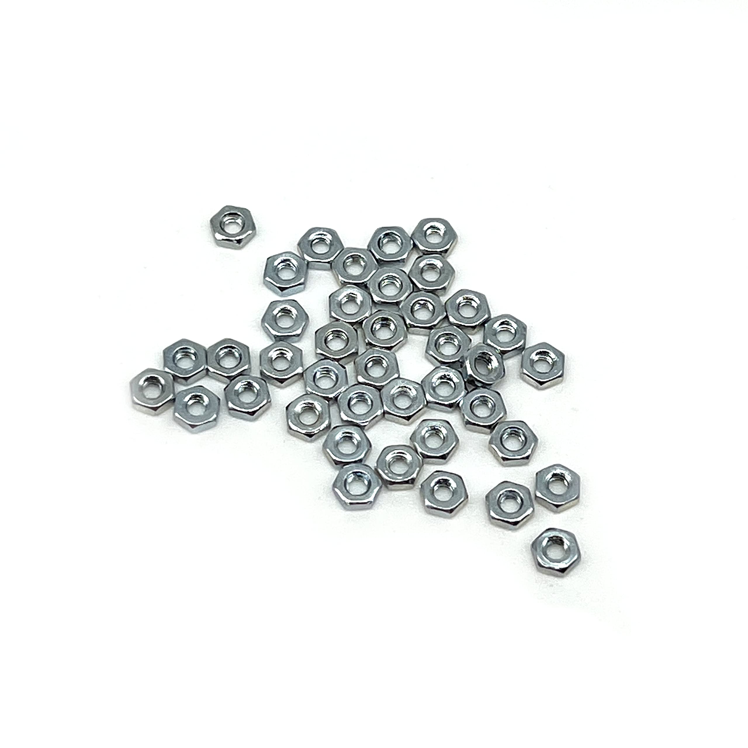 Glengor M2 Hexagon Steel Full Nut | Grade 8 | Zinc Plated | Pack of 40