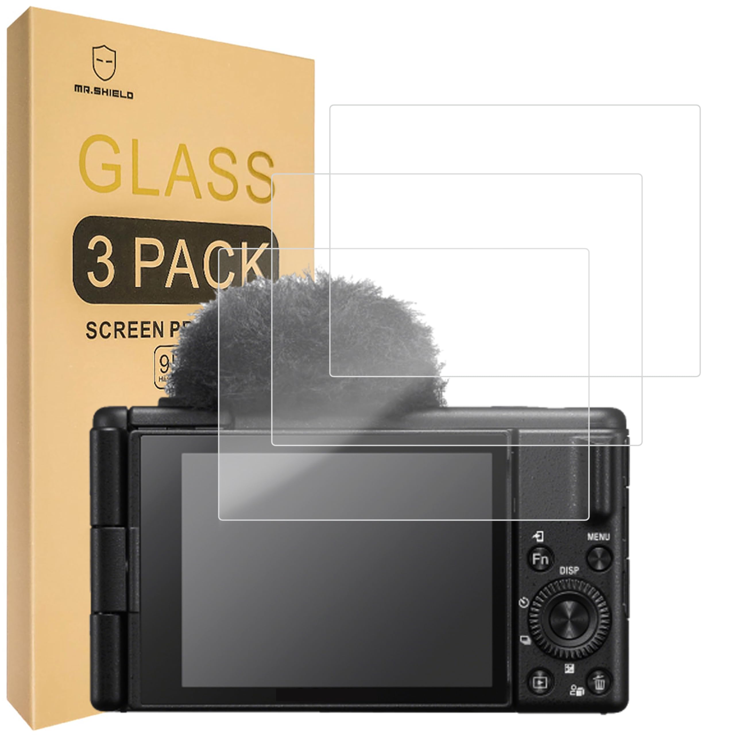 Photo 1 of ***Factory seal***
Mr.Shield [3-Pack] Screen Protector For Sony ZV-1 II / ZV1 II Camera [Tempered Glass] [Japan Glass with 9H Hardness] Screen Protector