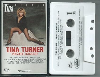 Image result for tina turner private dancer cassette