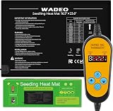 WADEO 50W Heat Mat for Plants 60x42cm with Thermostat, Waterproof view 1