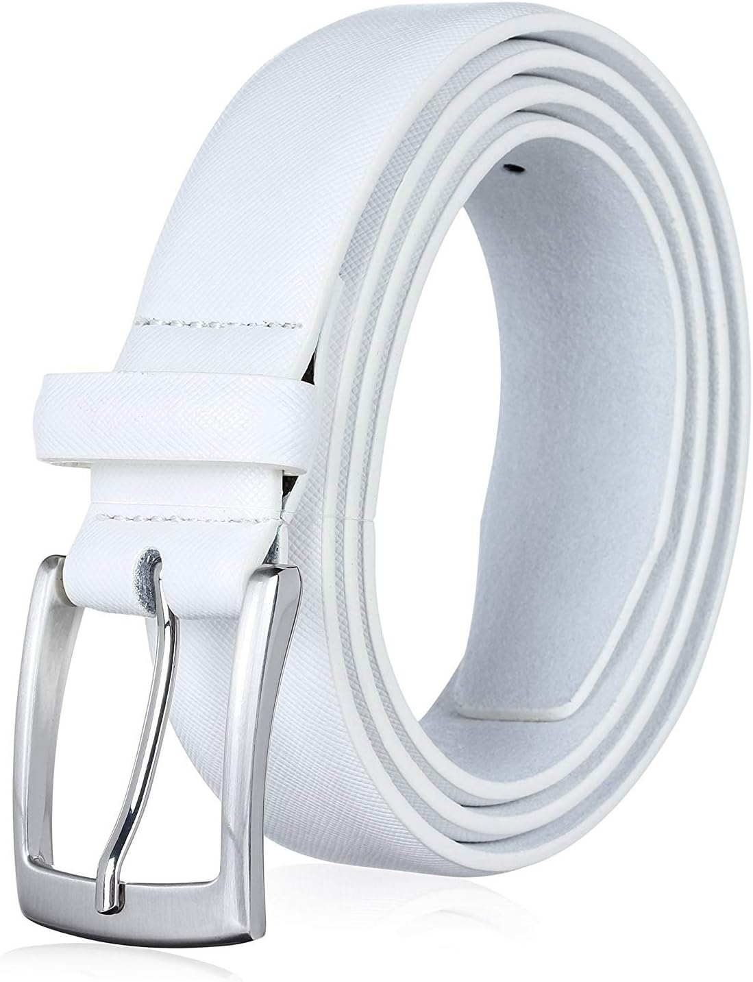 Men's Leather Dress Belt-Classic & Fashion for Work Business and Casual