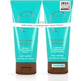 Malibu C Hard Water Wellness Duo - Hard Water Wellness Shampoo 3.4 Fl Oz, Hard Water Wellness Hair Conditioner 3.4 Fl Oz, Hydrating Hair Care for Hard Water