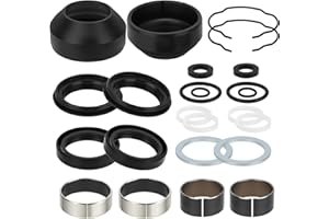 M MATI 41mm Front Fork Leg Rebuild Kit Seals Bushings for FXDWG FX-S FXST FLSTC FLSTF FLTRX FLHX Road-Gli-de Fat-Boy Soft-ail Standard Wide-Gli-de Street-Gli-de 1991-2017 0403-0022 49377-09A