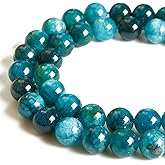 60pcs 6mm Apatite Beads Natural Gemstone Beads Round Loose Beads for Jewelry Making