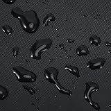 Fudeshe 2pk Black Drum Lid Cover 25.59" Stretchable Oxford Cloth 55 Gallon view 9
