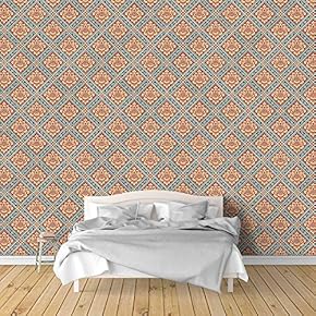 Wall Murals for Bedroom Beautiful Chinese Traditional Pattern Removable Wallpaper Peel and Stick Wall Stickers - 66x96 inches