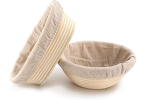 Round Oval Bread Proofing Basket Pack 2 Bread Mold Sourdough Bread Bannetons Bortforms Proofing Basket Bowl Baking Mold Bakew