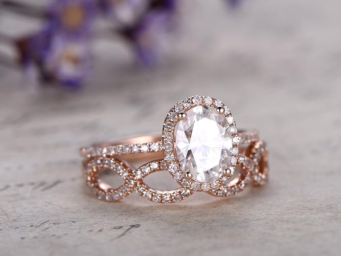 rose gold moissanite ring rose gold moissanite ring