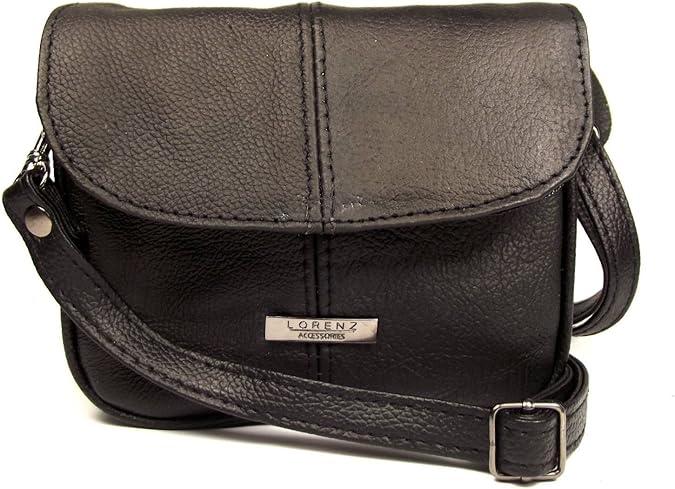 Code Promo Mes Bagages Point Noir Lorenz Sac bandoulière cuir petit noir: Amazon.fr: Chaussures et Sacs