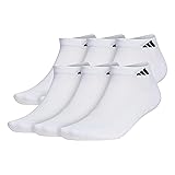 adidas Mens Athletic Cushioned Low Cut Ankle Socks
