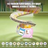 Visator Talking Flash Cards Toddler Educational Toy 2-6 Years view 3