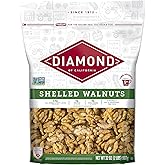 Diamond of California Shelled Walnut Halves and Pieces 32 oz | Raw almonds for baking, cooking, snacking, and garnish