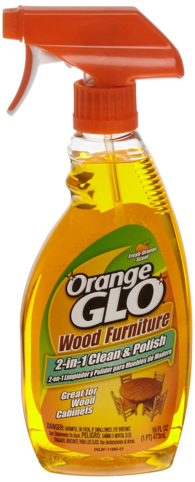 Orange Glo wood Furniture 2 in 1 Clean & polish 473ml (pack of 6)