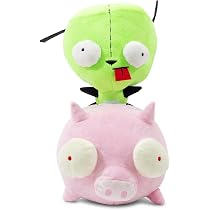 Invader Zim Gir Riding Pig 10-Inch Plush, Huggable Soft Stuffed