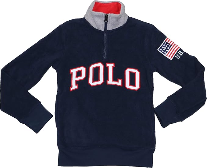 polo ralph lauren half zip polar fleece