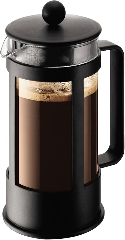Bodum Kenya 350ml French Press Coffee Maker Stainless Steel Glass Carafe