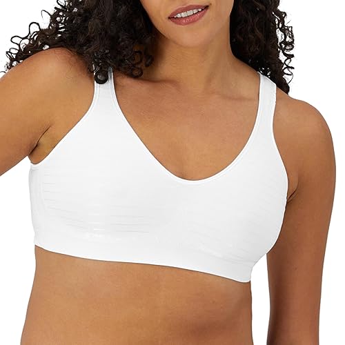 Bali Women's Wireless Bra, Comfort Revolution Seamless T-Shirt Bra, ComfortFlex Fit, Moisture-Wicking