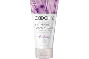 Coochy Shave Cream - Moisturizing Shave Lotion - Gentle Intimate Shaving Cream - For Bikini Area, Underarms, Legs & More - Rash-Free, Hydrating Formula - Floral Haze, 3.4 oz