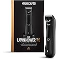 MANSCAPED® Electric Groin Hair Trimmer, The Lawn Mower® 3.0, Replaceable Ceramic Blade Heads, Waterproof Wet/Dry Clippers, Standing Recharge Dock, Ultimate Male Body Hair Razor