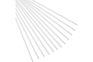 LSYGXYZ 20 Pieces Acrylic Rods, 12 Inch Clear Acrylic Round Plastic Rods for DIY Crafts Party Decorations Gardening（3mm Diame