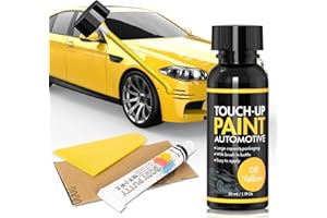 XTryfun Touch Up Paint for Cars Paint Scratch Repair Kit, Automotive Paint, Quick & Easy Fix Scratch Repair for Vehicles (Yellow)
