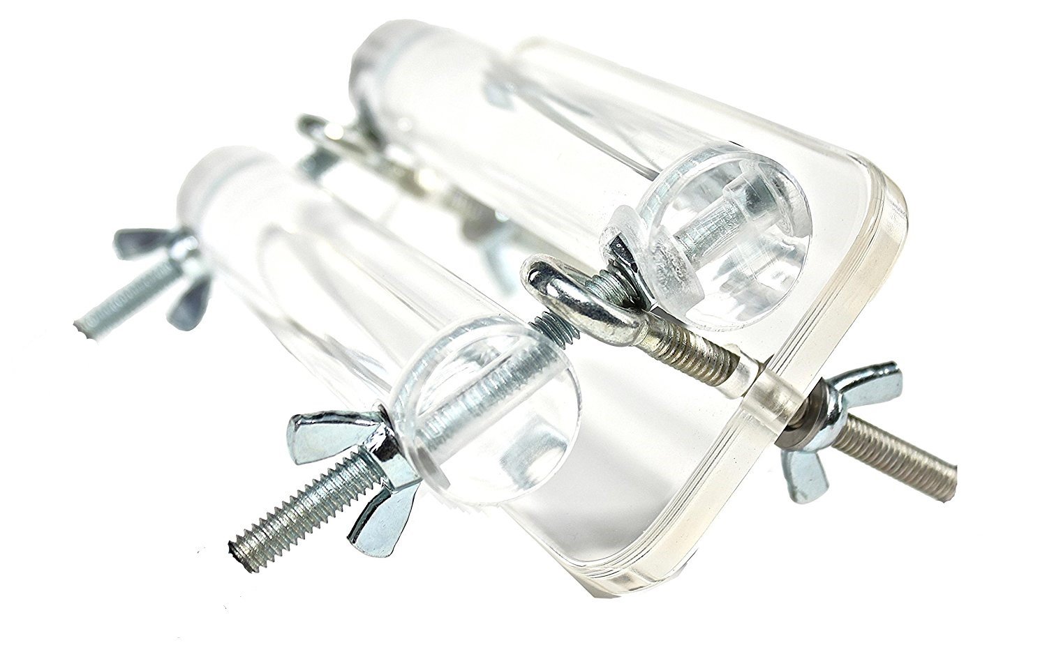 The Bondage Locker Fetish Bondage CBT Testicle Crusher, Clear