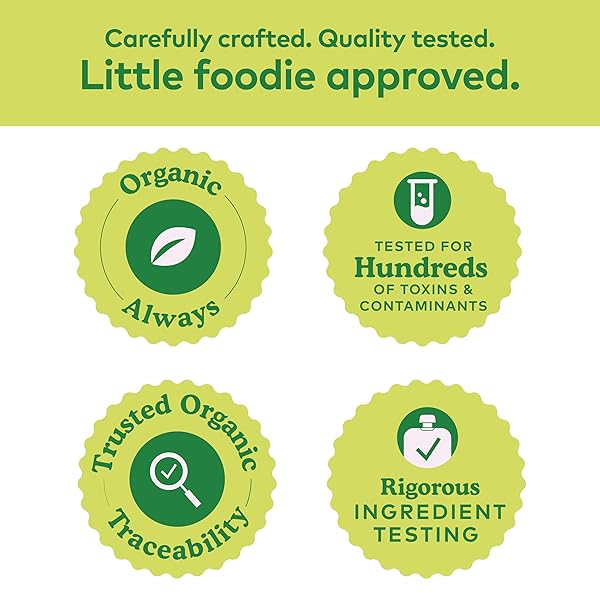 PLUM ORGANICS STAGE 2 ORGANIC BABY FOOD – PEAR + PEA WITH SPINACH – 4 OZ POUCH (PACK OF 6) – ORGANIC FRUIT AND VEGETABLE BABY FOOD POUCH