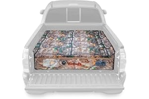 Pittman Outdoors AirBedz Tacoma 6.5 Foot Truck Bed Mattress – Full Size Air Mattress with 25% More Coverage – Pickup Bed Camping Mattress – Camo