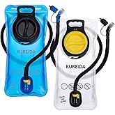KUREIDA Hydration Bladder 2 Liter, BPA Free Water Bladder for Hiking Backpack Water Storage Bag with Insulated Tube, Hydration Backpack Replacement for Outdoor Camping Running Hiking