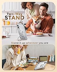 XYZ for iPhone 16 Plus Case with Stand, Phone Case
