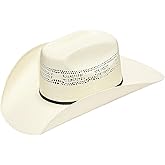 M&F Western Products TWISTER Bangora Cattleman Crown Hat Ivory