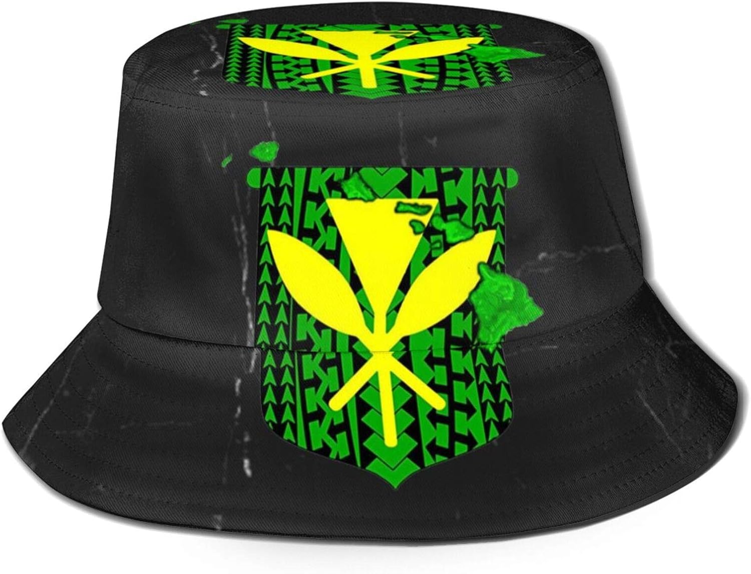 Hawaiian Islands Tribal Kanaka Maoli Fisherman's Hat Unisex Print Sun
