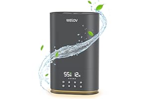 WELOV Cool Mist Humidifiers for Bedroom, 6L BoostMist Room Humidifier for Large Areas, Air Humidifiers for Home, 90hrs Bedroom Humidifier for Adults, Ultrasonic Humidifier for Plants, Auto Humidity