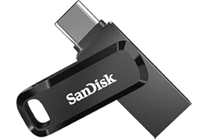 SanDisk 256GB Ultra Dual Drive Go USB Type-C Flash Drive, Black - SDDDC3-256G-G46