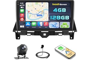 [4+128G] Ohradio Android 15 Car Stereo for Honda Accord 2008-2013, 10'' in-Cell Touch Screen Radio Wireless Carplay Android A