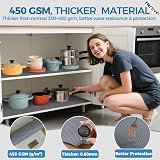 Hersvin Drawer Liners 70cm x 500cm EVA Non-Slip Non-Adhesive Dark Gray Dot view 2