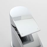 Milano Razor Mono Bathroom Basin Mixer Tap Chrome Solid Brass Single Lever view 3