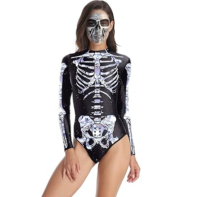 Women's Skeleton Cosplay Halloween Jumpsuit Cameroon Ubuy