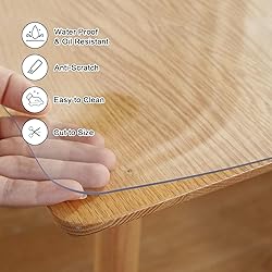 LovePads Clear Table Cover Protector 42 x 42