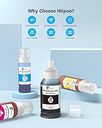Hiipoo 502 522 Refill Ink Bottle Replacement for